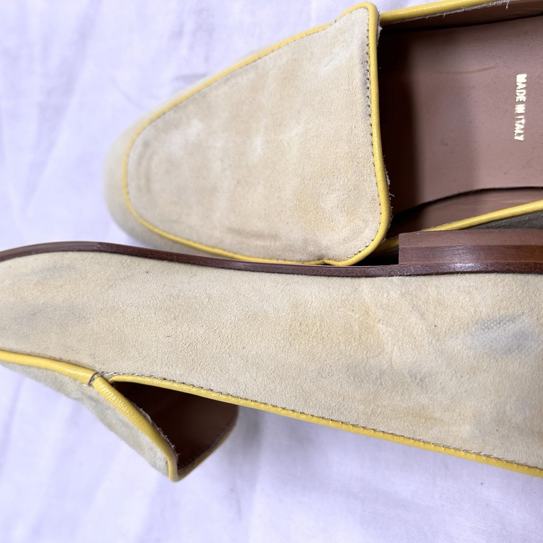 【高級】PASCUCCI パスクッチ　スウェードローファー　レザーシューズ レディースの靴/シューズ(ローファー/革靴)の商品写真