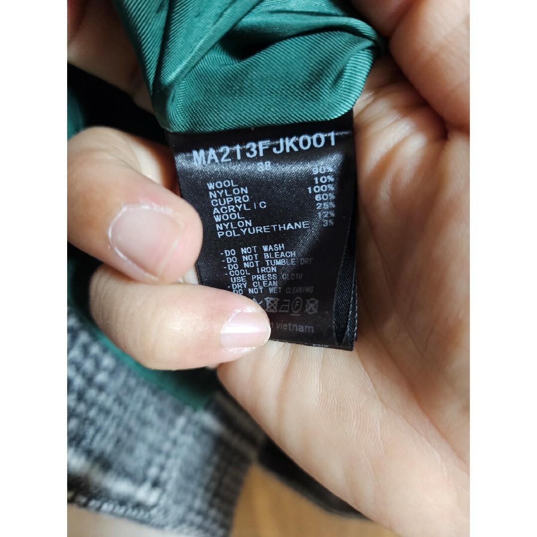 MUVEIL フラワーモチーフ刺繍ブルゾン38サイズMA213FJK001 MUVEIL フラワーモチーフ刺繍ブルゾン38サイズMA213FJK001