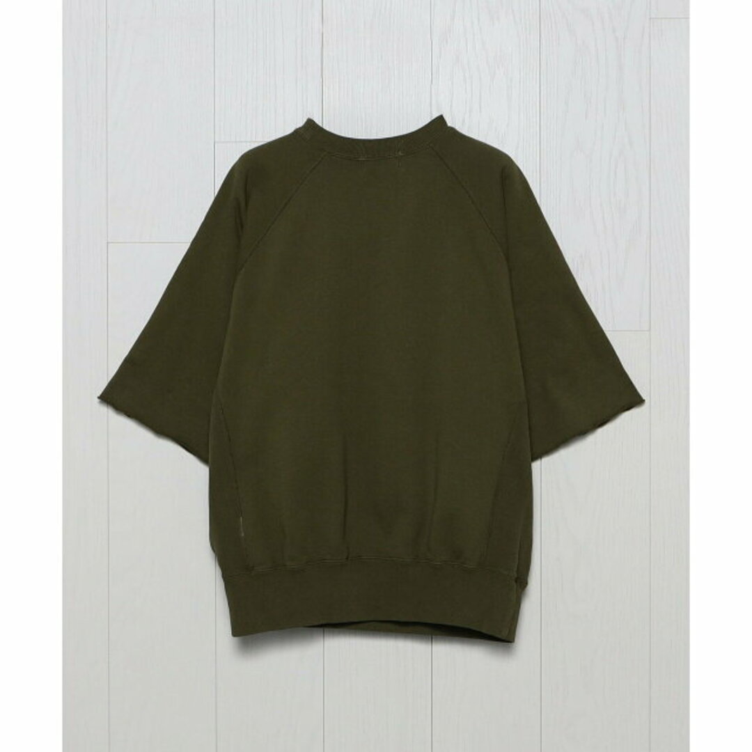 BEAUTY&YOUTH UNITED ARROWS(ビューティアンドユースユナイテッドアローズ)の【OLIVE】<H>HEAVY SWEAT CUT OFF CREW NECK SHORT SLEEVE/スウェット メンズのトップス(Tシャツ/カットソー(半袖/袖なし))の商品写真