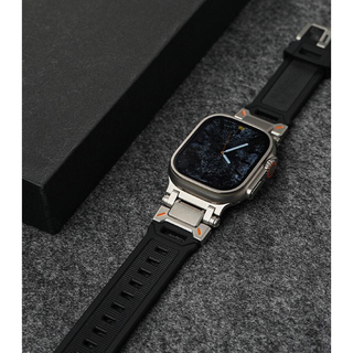 アップルウォッチ(Apple Watch)のApple watch アップルウォッチ バンド ベルト シリコーン メカデザ(金属ベルト)