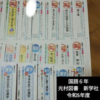 【縁起物】カラーテスト　６年　国語　光村図書　新学社　令和5年度