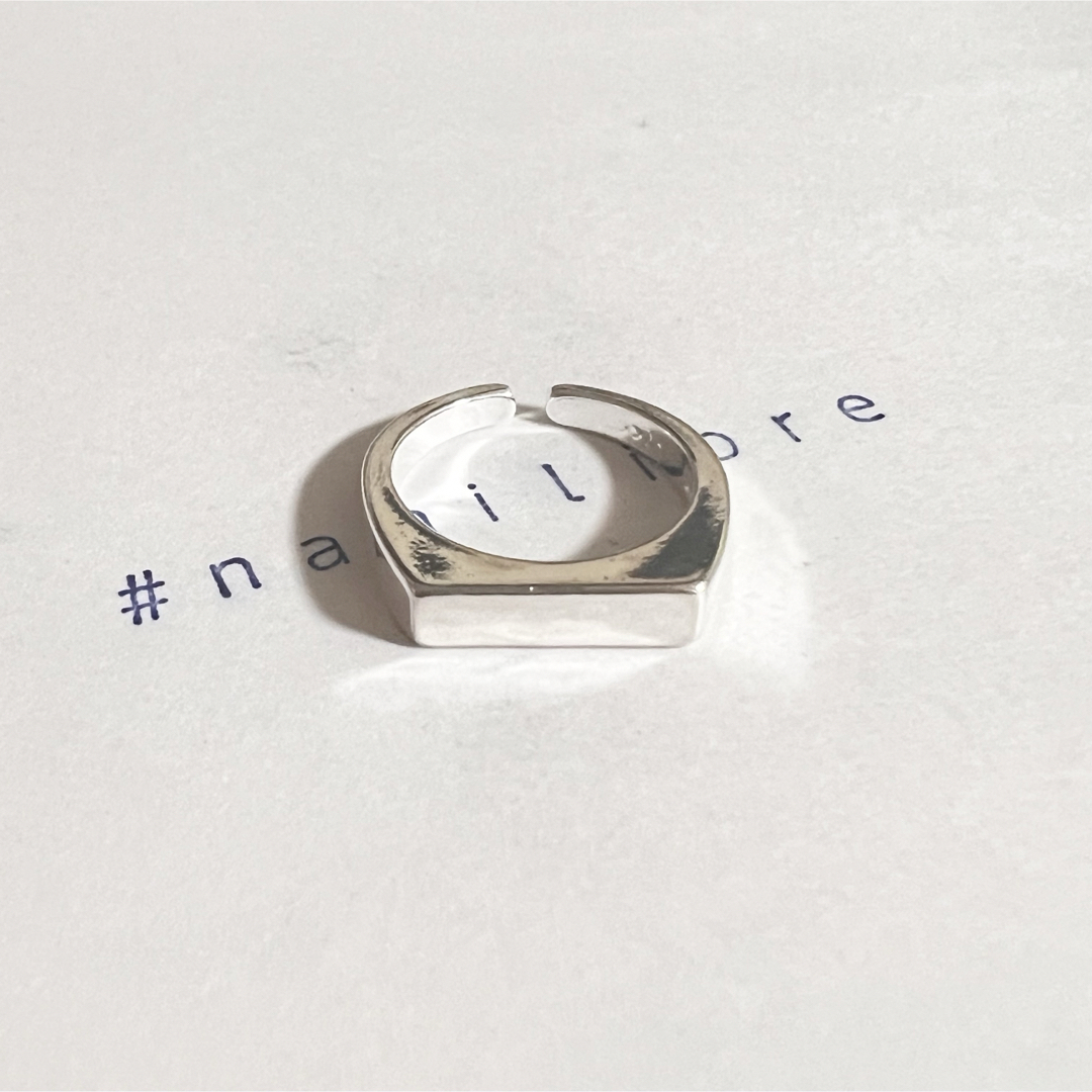 シルバーリング 925 銀 鍵穴 キーホール ツール シンプル 韓国 指輪① メンズのアクセサリー(リング(指輪))の商品写真
