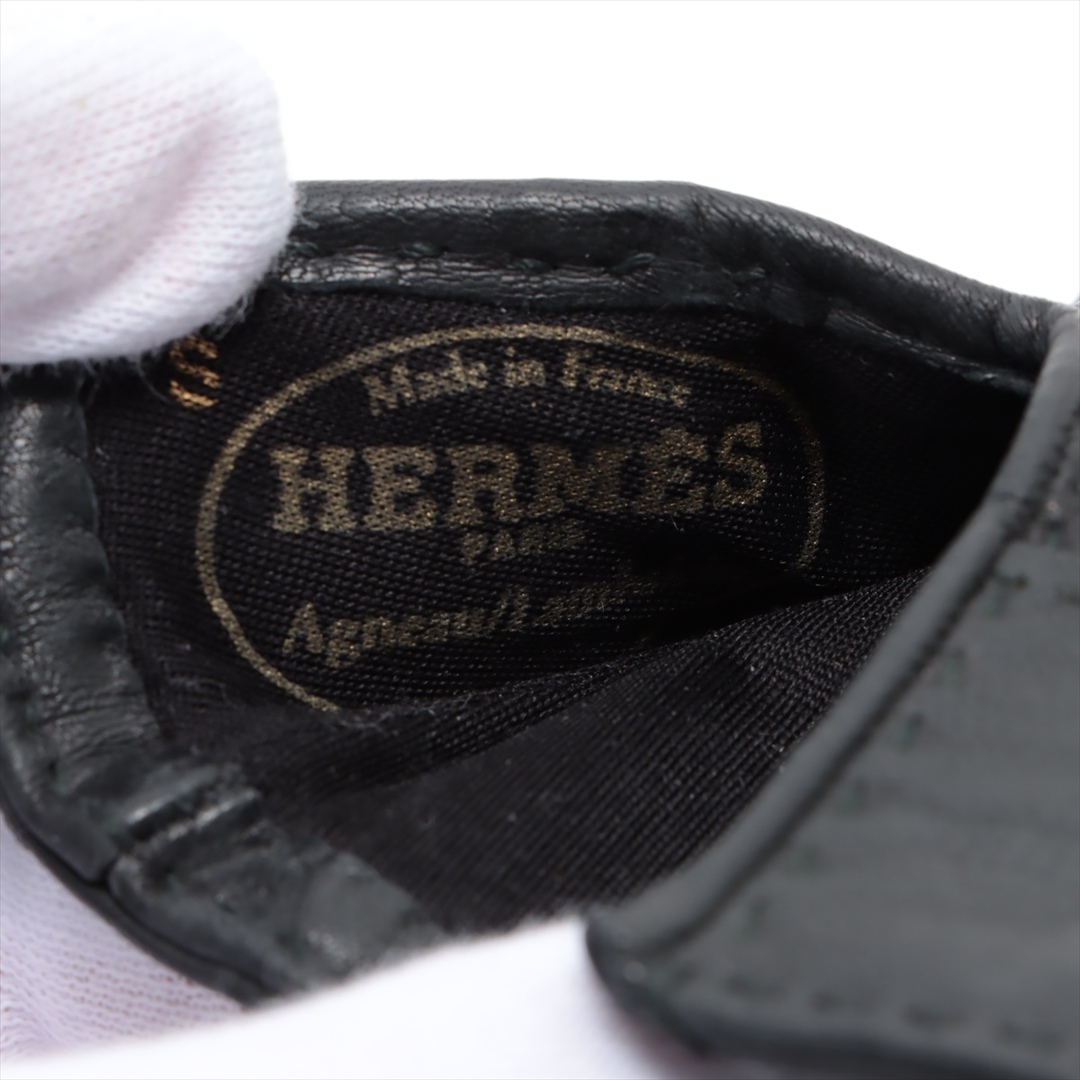 Hermes(エルメス)のエルメス コリエドシアン GP×革  ブラック レディース 手袋 レディースのファッション小物(手袋)の商品写真
