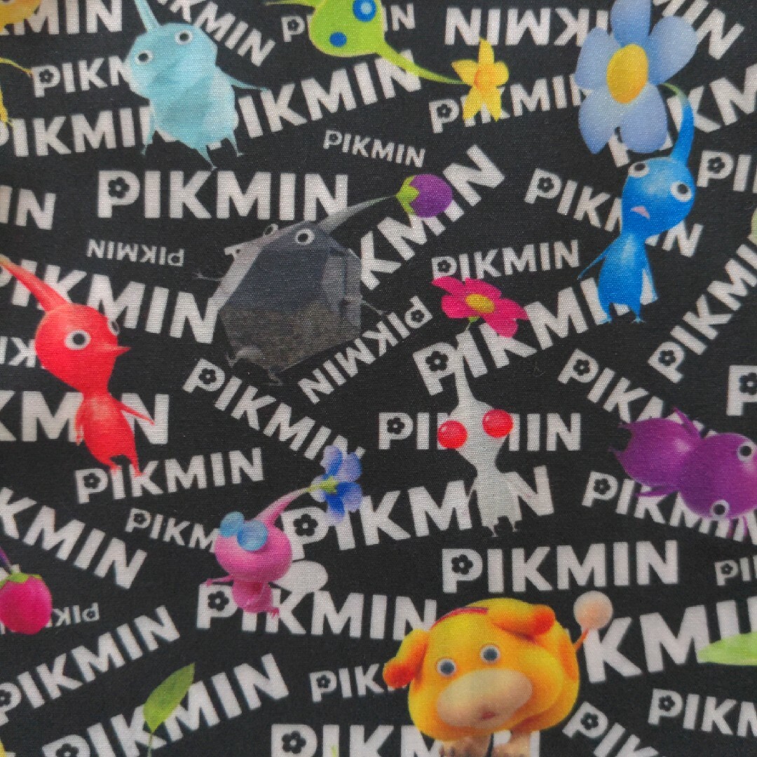 ハンドメイド　給食袋　巾着袋　ピクミン(PIKMIN) ハンドメイドのハンドメイド その他(その他)の商品写真