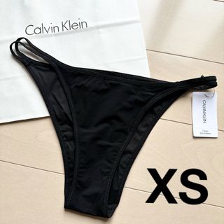 Calvin Klein - カルバンクライン 下着 ショーツ タンガ ビキニ 速乾 パンツ XS S 黒