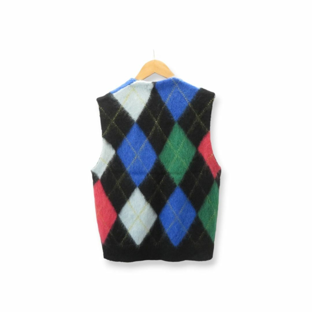 Supreme(シュプリーム)のSUPREME 24ss Brushed Argyle Zip Up Vest サイズS シュプリーム ブラッシュドアーガイルジップアップベスト 大名店【中古】 メンズのトップス(ベスト)の商品写真