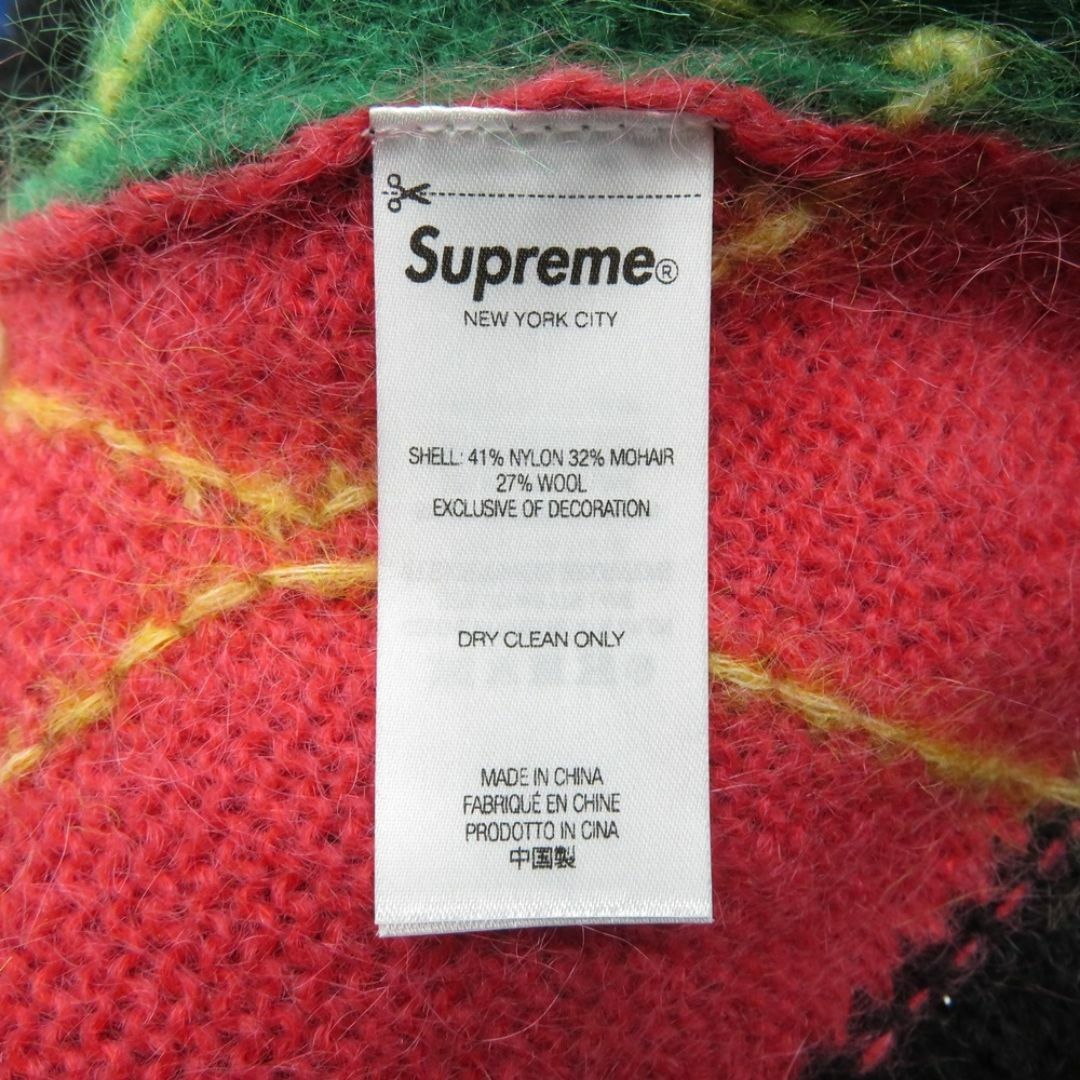 Supreme(シュプリーム)のSUPREME 24ss Brushed Argyle Zip Up Vest サイズS シュプリーム ブラッシュドアーガイルジップアップベスト 大名店【中古】 メンズのトップス(ベスト)の商品写真