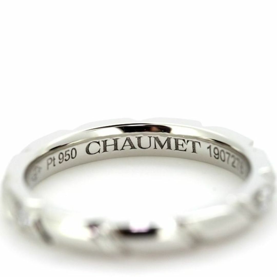 CHAUMET(ショーメ)のショーメ トルサード ダイヤモンド リング Pt950 8P ♯45 証明書 レディースのアクセサリー(リング(指輪))の商品写真