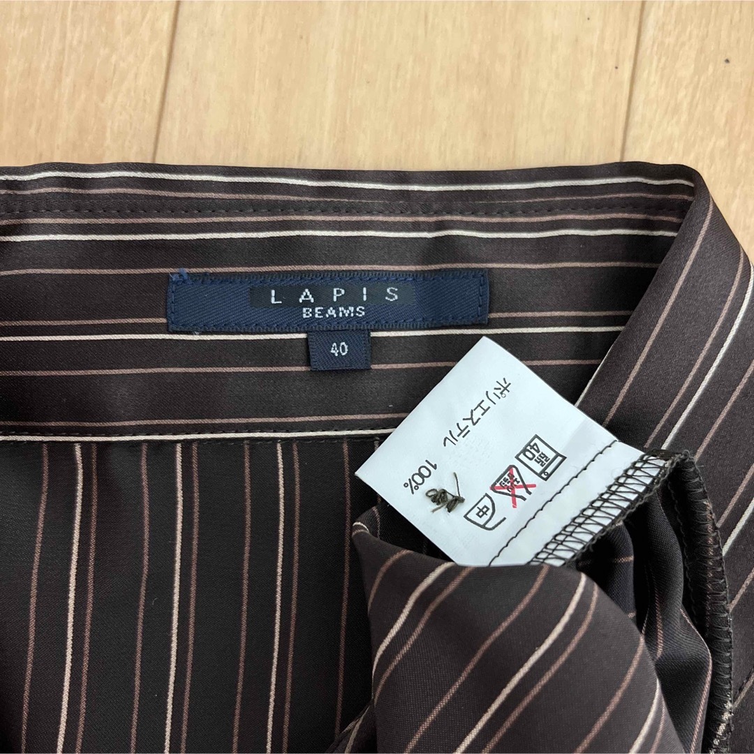 BEAMS(ビームス)の最終値下げ　LAPIS  BEAMS    ブラウス　40 レディースのトップス(シャツ/ブラウス(長袖/七分))の商品写真