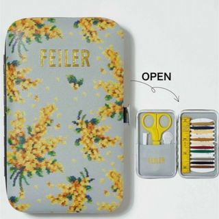 FEILER - 【新品】 FEILER  お裁縫キット＆ミモザソラーレ柄 カードケースセット