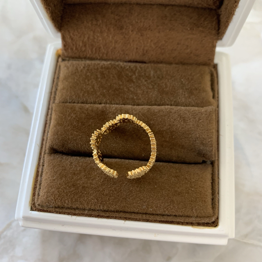 チェーンリング　指輪　ゴールド　ハワイアンジュエリー レディースのアクセサリー(リング(指輪))の商品写真