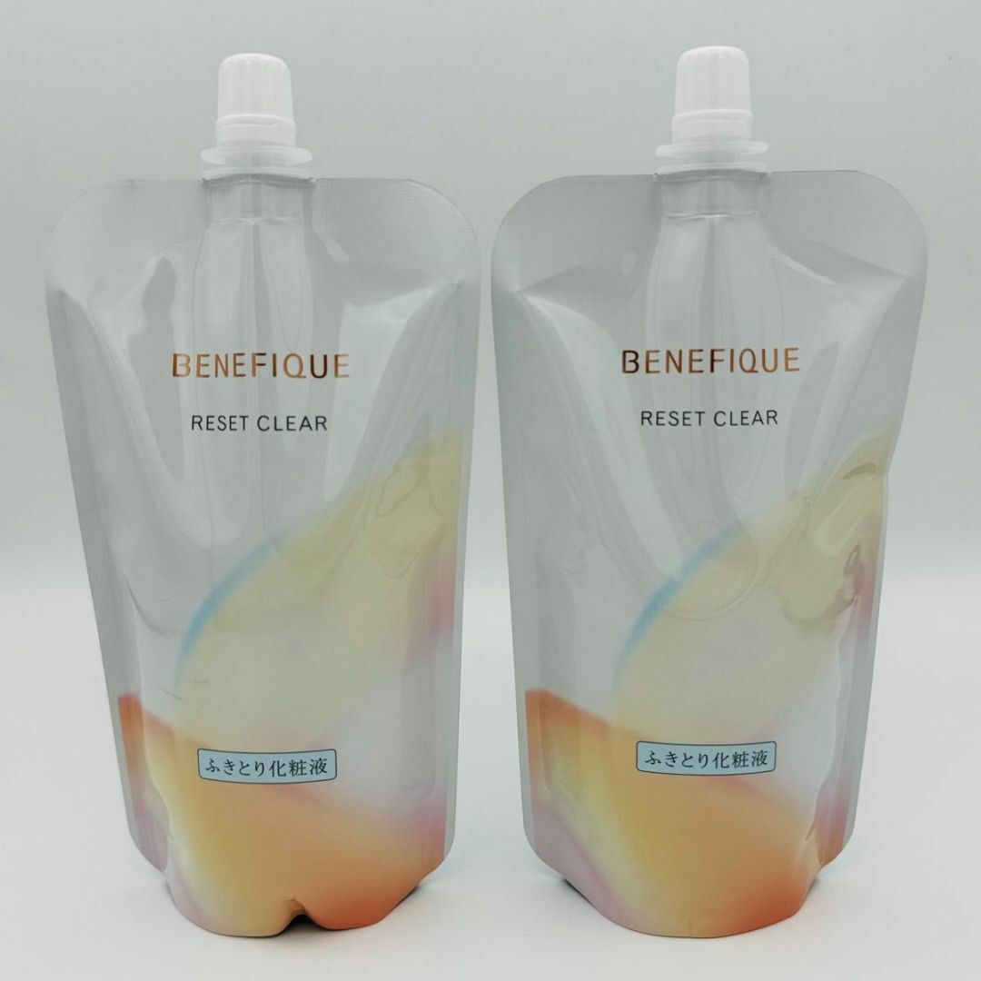 BENEFIQUE(ベネフィーク)のベネフィーク リセットクリア N （ふきとり化粧液）レフィル 180ml 2本 コスメ/美容のスキンケア/基礎化粧品(化粧水/ローション)の商品写真