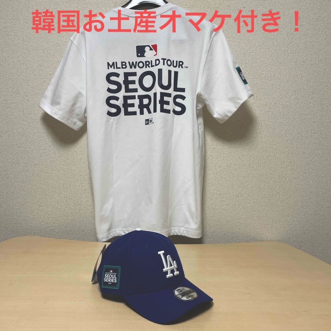 NEW ERA(ニューエラー)のNEW ERA&MLB 限定品SEOUL SERIES Tシャツ&Capセット メンズの帽子(キャップ)の商品写真