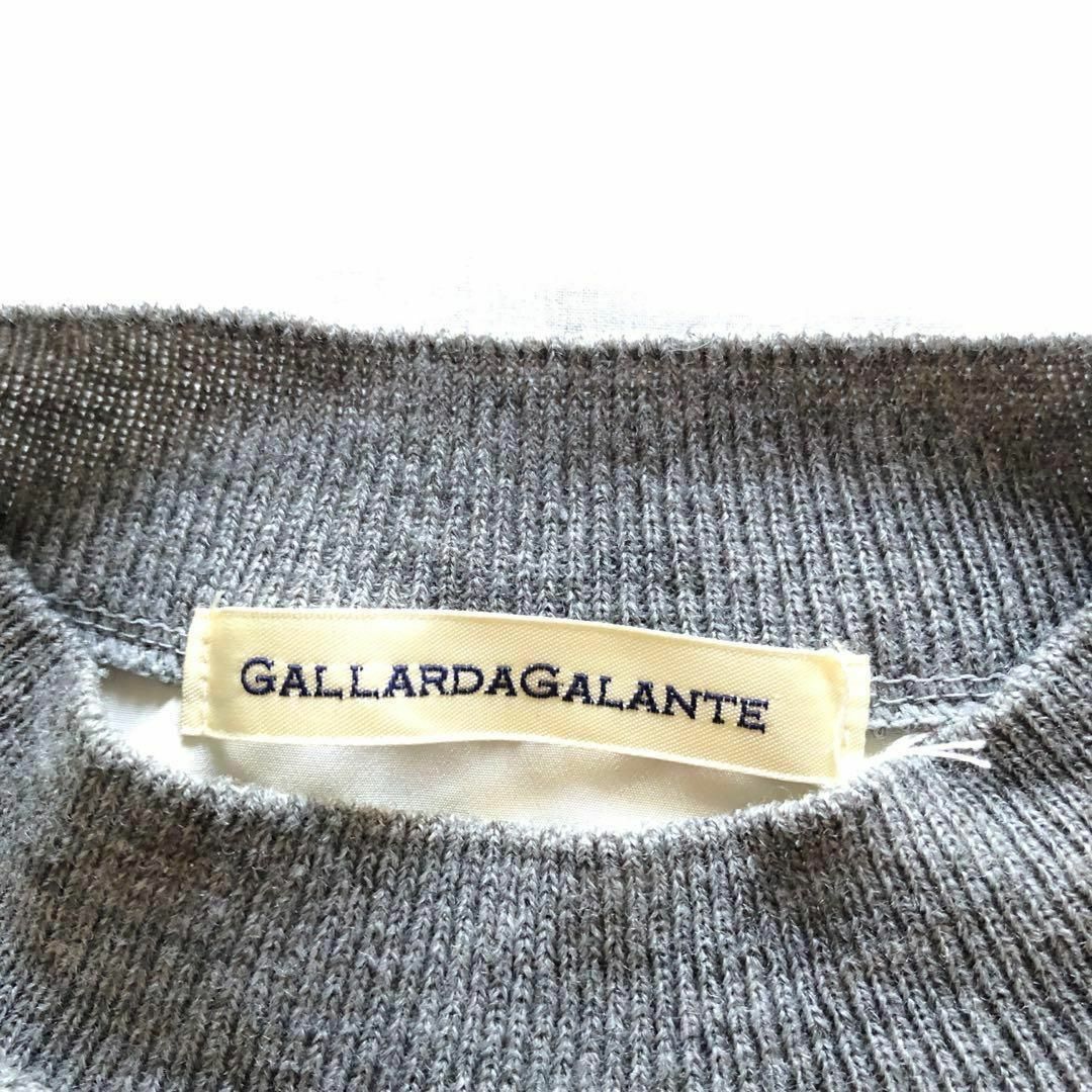 GALLARDA GALANTE(ガリャルダガランテ)の美品 GALLARDA GALANTE 異素材 カットソー 2306E3007 レディースのトップス(カットソー(長袖/七分))の商品写真