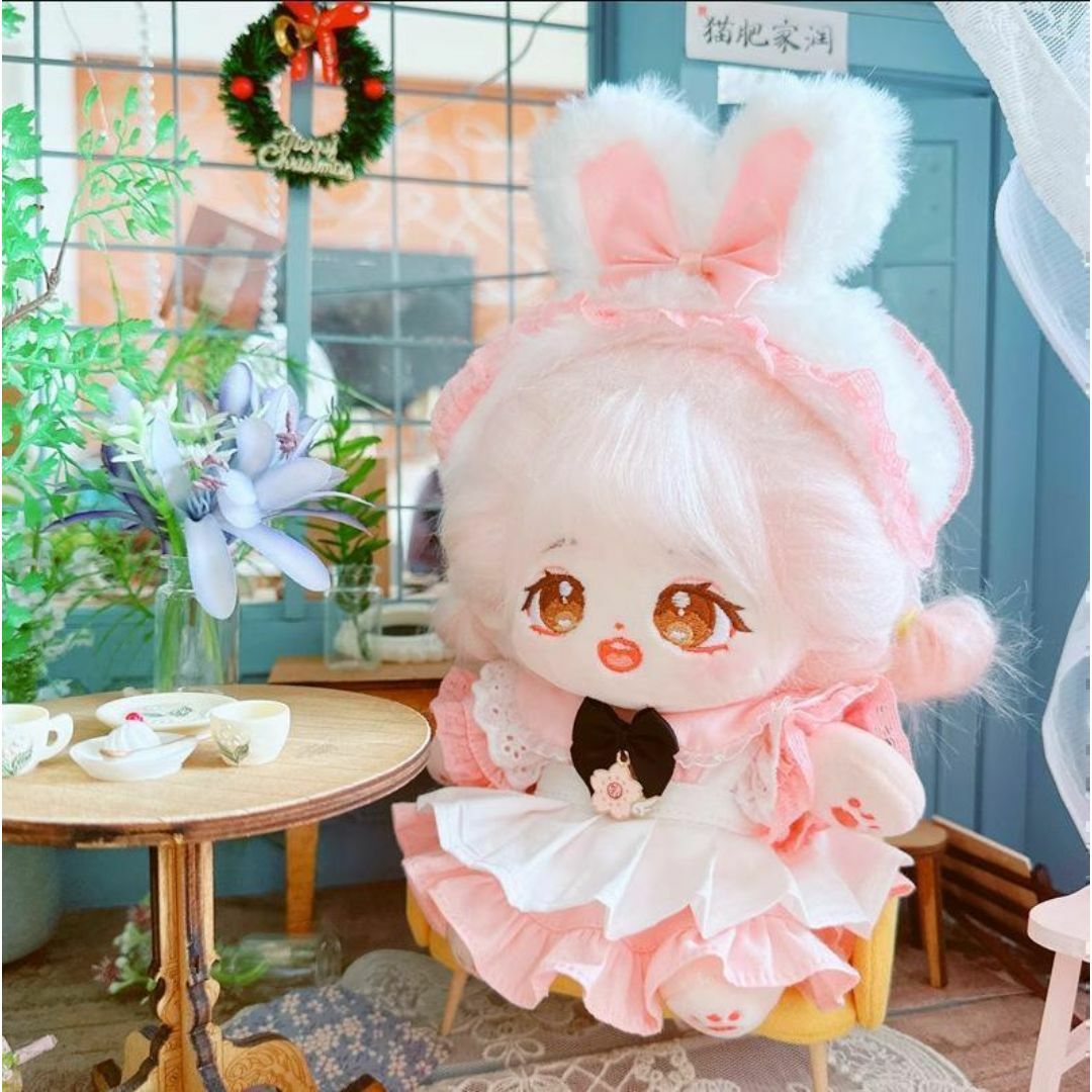 ぬい服 20cm ぬいぐるみ用 着せ替え メイド うさぎ 着ぐるみ 韓国 推し活