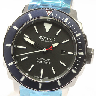 アルピナ Alpina AL-525LBN4V6B シーストロング ダイバー 自動巻き メンズ 未使用品 箱・保証書付き_684352(腕時計(アナログ))