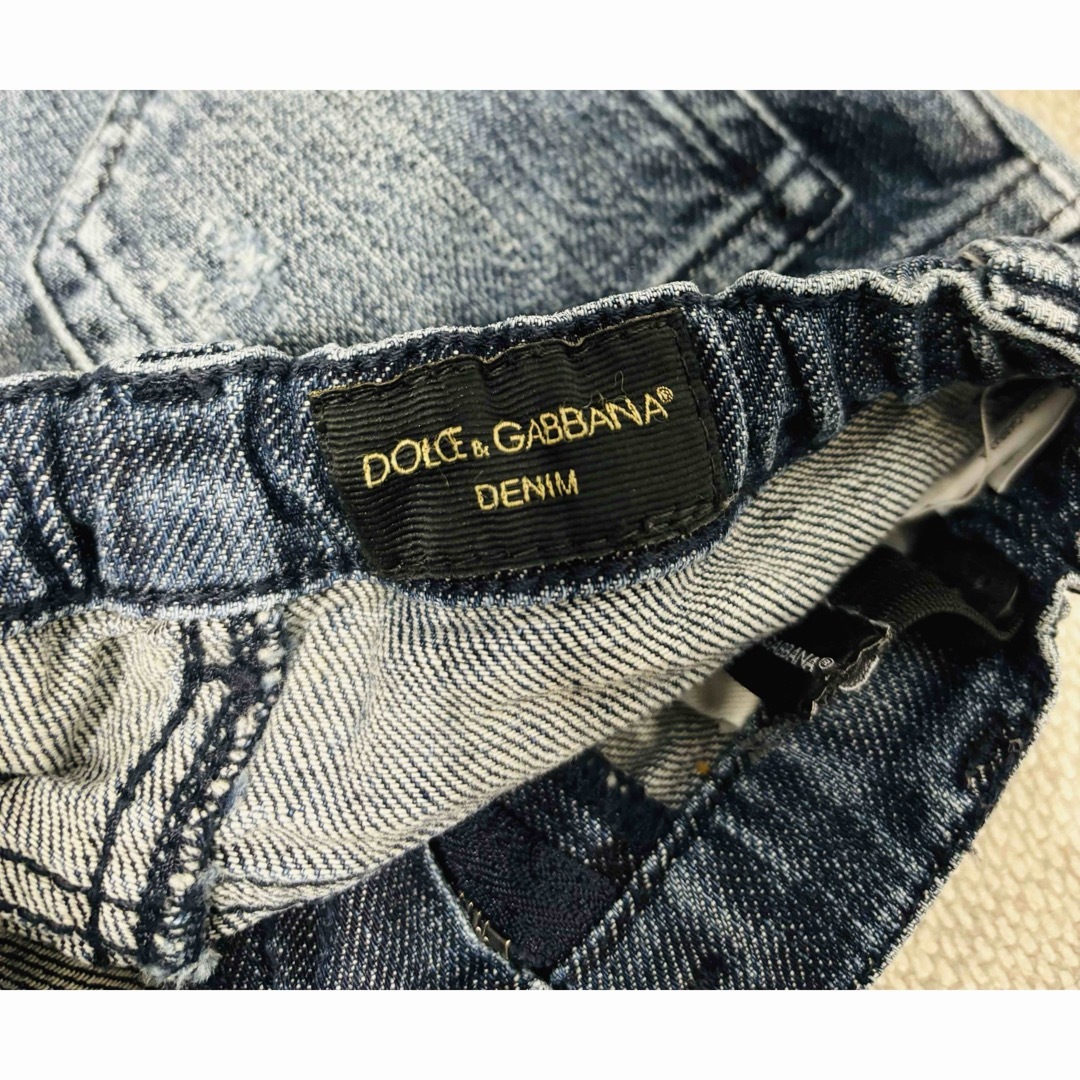 DOLCE&GABBANA(ドルチェアンドガッバーナ)の⭐︎ドルガバ⭐︎美品デニム⭐︎キッズ⭐︎ キッズ/ベビー/マタニティのキッズ服男の子用(90cm~)(パンツ/スパッツ)の商品写真