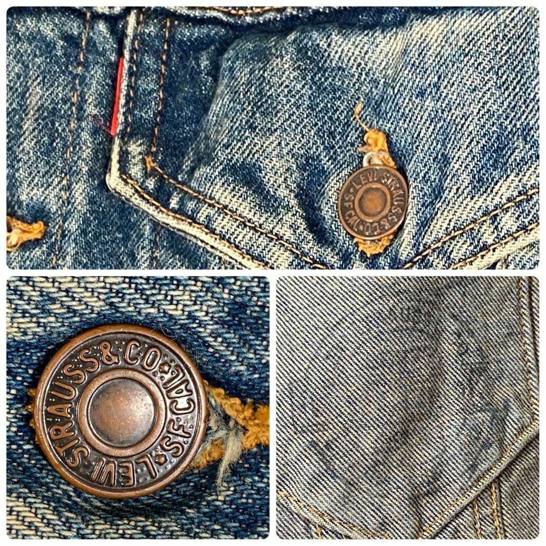 Levi's(リーバイス)のリーバイス　70505 4th 95年USA製　サイズ36 Gジャン　デニム メンズのジャケット/アウター(Gジャン/デニムジャケット)の商品写真