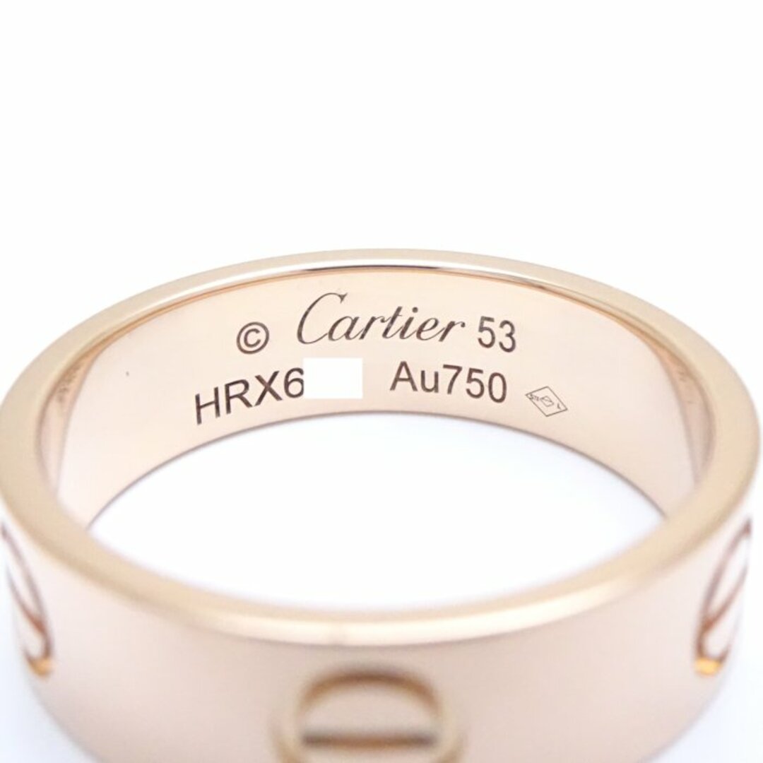 Cartier(カルティエ)のCARTIER カルティエ ラブ リング 指輪 #53 13号 LOVE B4084800 K18PG ピンクゴールド/291518【中古】【BJ】 レディースのアクセサリー(リング(指輪))の商品写真