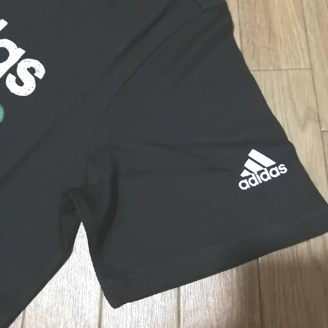 adidas(アディダス)の【大人気残りわずか】新品　アディダス　メンズ　Tシャツ　Lサイズ　黒　ブラック メンズのトップス(Tシャツ/カットソー(半袖/袖なし))の商品写真