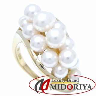 ミキモト(MIKIMOTO)のMIKIMOTO ミキモト パール リング 指輪 ベビーパール 12号 真珠 K18YG イエローゴールド/291525【中古】【BJ】(リング(指輪))