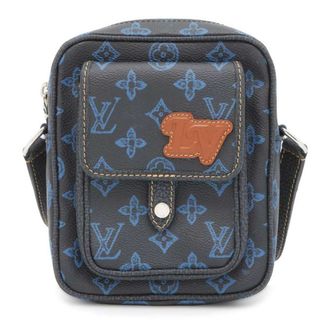 ルイヴィトン(LOUIS VUITTON)のルイヴィトン ショルダーバッグ モノグラム・レコード クリストファー・ウエアラブル ウォレット M81854 ブラック 黒(ショルダーバッグ)