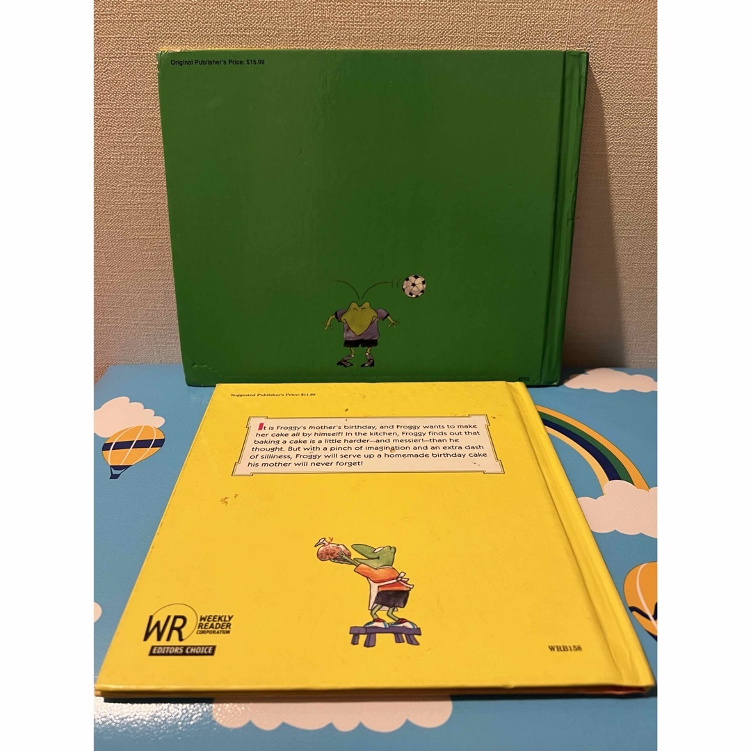 【洋書人気絵本】フロギー「FROGGY PLAYS SOCCER」他【２冊】 エンタメ/ホビーの本(絵本/児童書)の商品写真