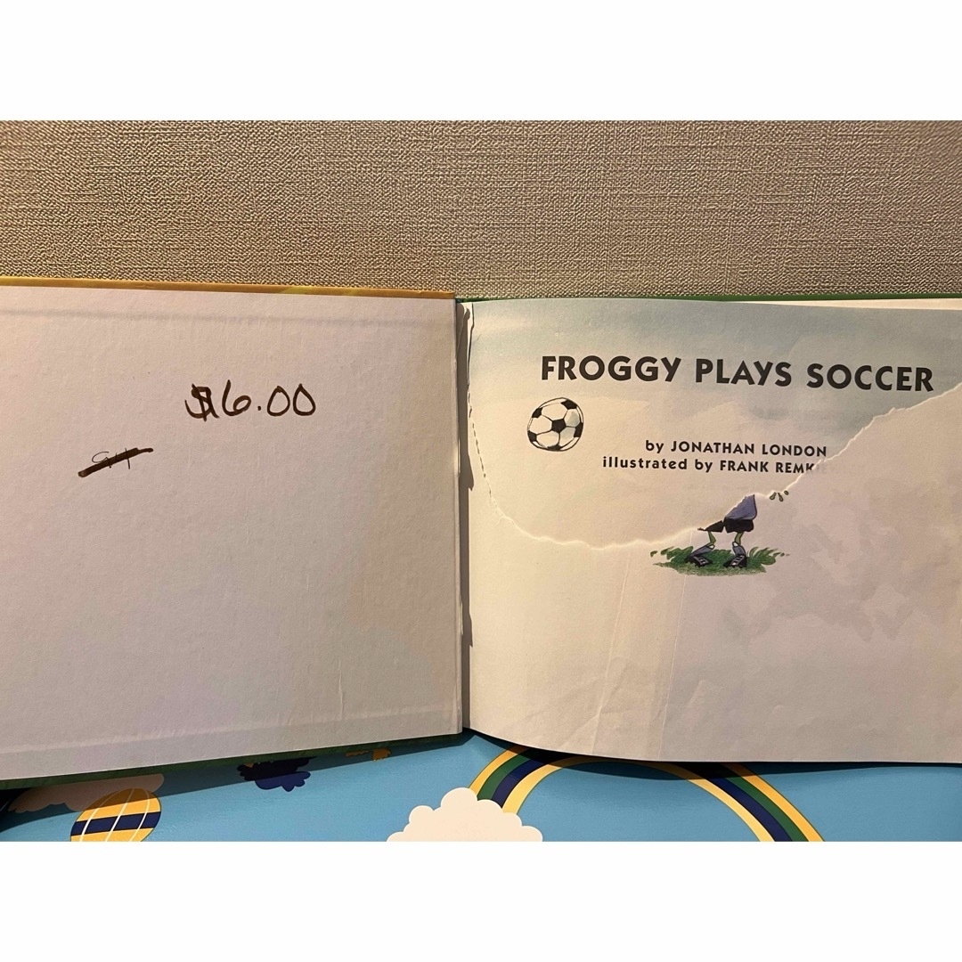 【洋書人気絵本】フロギー「FROGGY PLAYS SOCCER」他【２冊】 エンタメ/ホビーの本(絵本/児童書)の商品写真