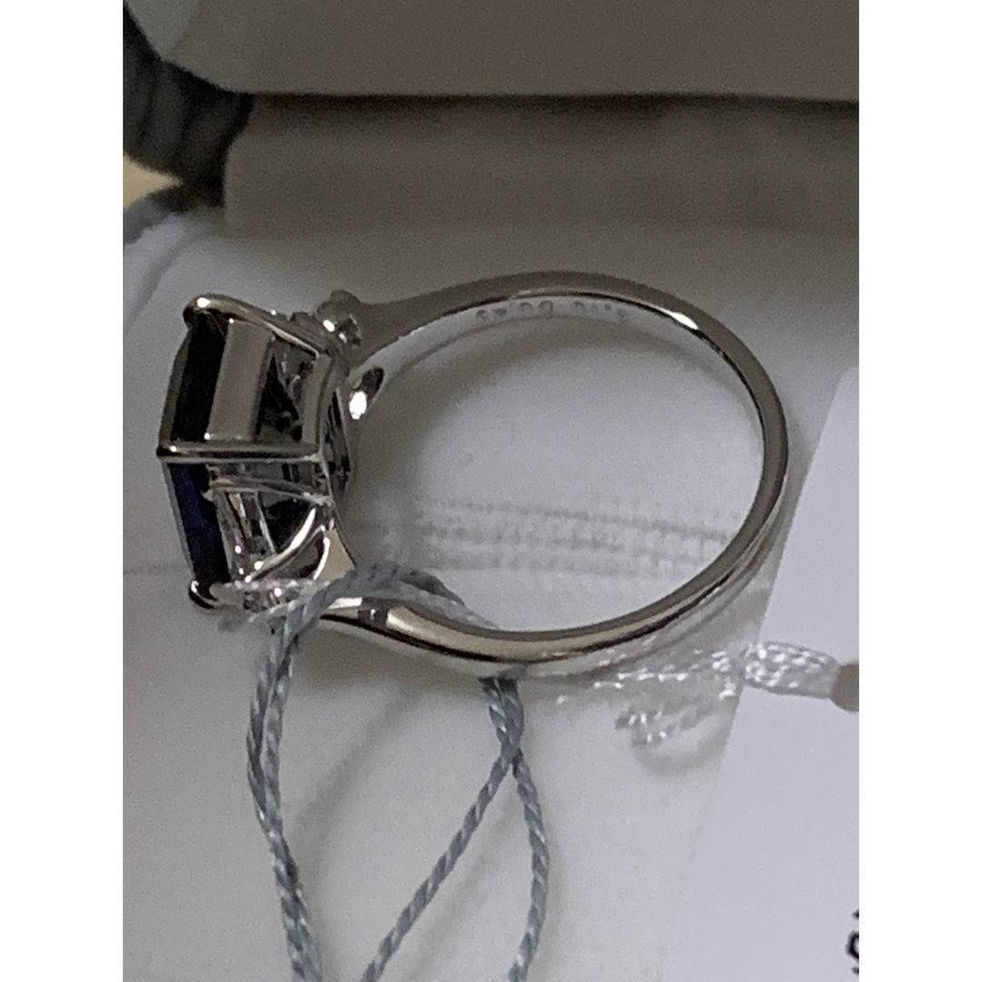 アイオライトダイヤリングプラチナ レディースのアクセサリー(リング(指輪))の商品写真