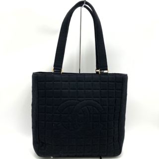 シャネル(CHANEL)のCHANEL シャネル   チョコバー ココマーク トートバッグ ショルダーバッグ ブラック 黒 スウェード  レディース ジャンク品 訳あり 中古 【中古】(トートバッグ)