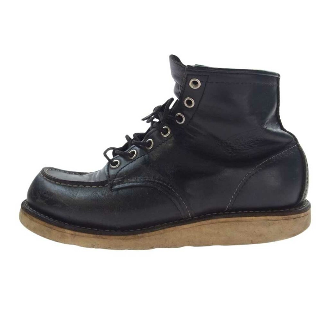 REDWING(レッドウィング)のRED WING レッドウィング ブーツ 8179 6 CLASSIC MOC 6インチ クラシックモック 7ホールブーツ  ブラック系 US7【中古】 メンズの靴/シューズ(ブーツ)の商品写真