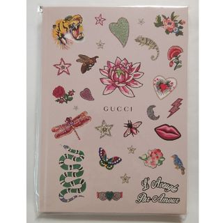 グッチ(Gucci)のGUCCI　ステッカー付きノートブック(ノート/メモ帳/ふせん)