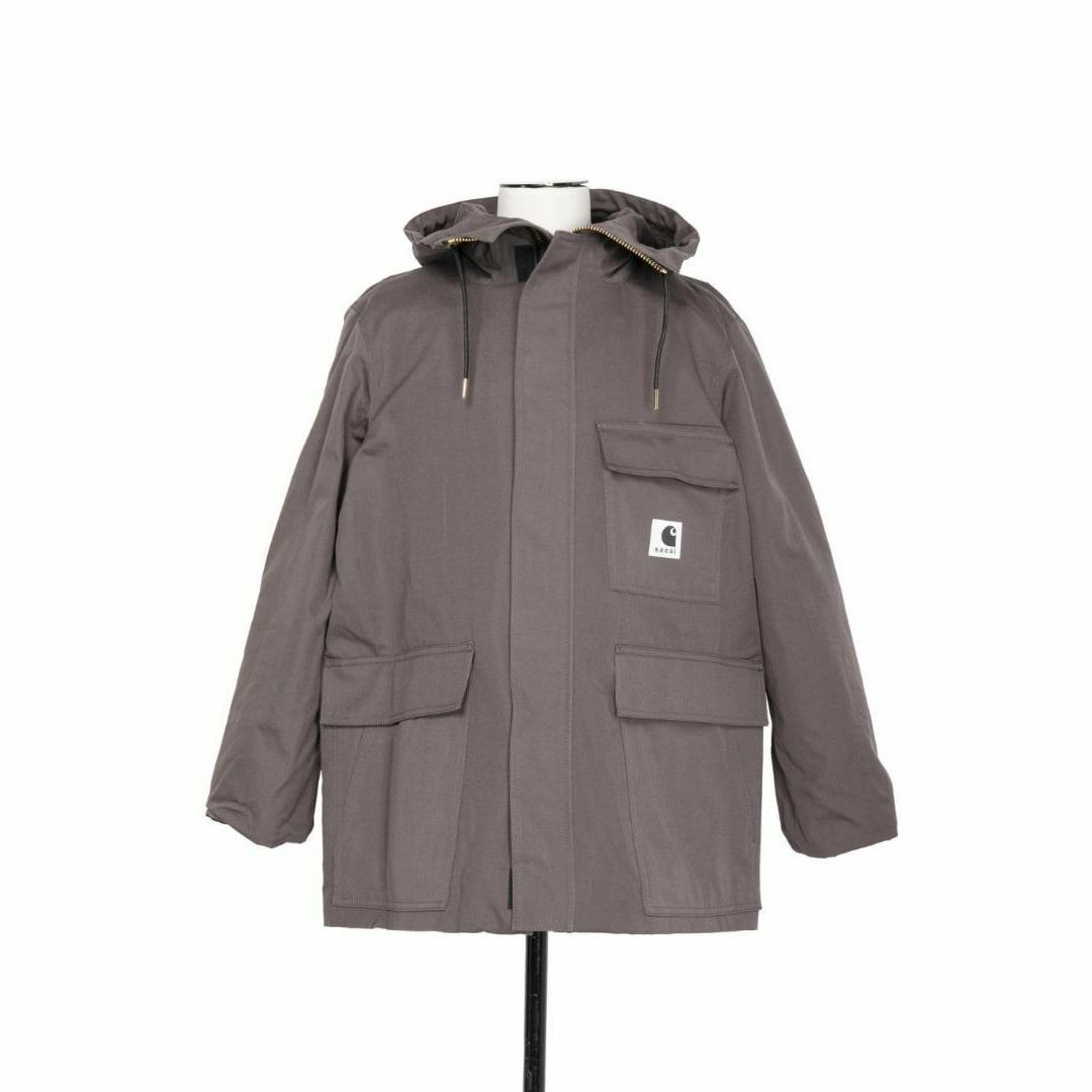 carhartt(カーハート)のsacai Carhartt Reversible Duck Coat 黒 3 メンズのジャケット/アウター(モッズコート)の商品写真