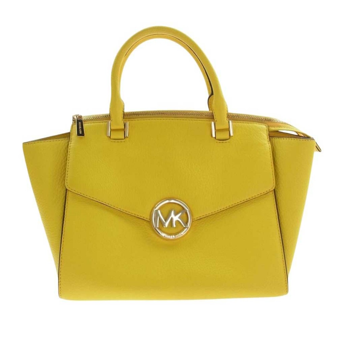 Michael Kors(マイケルコース)のMichael Kors マイケルコース ハンドバッグ レザー フラップ ハンド バッグ イエロー系【中古】 レディースのバッグ(その他)の商品写真