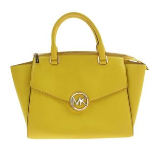 マイケルコース(Michael Kors)のMichael Kors マイケルコース ハンドバッグ レザー フラップ ハンド バッグ イエロー系【中古】(その他)