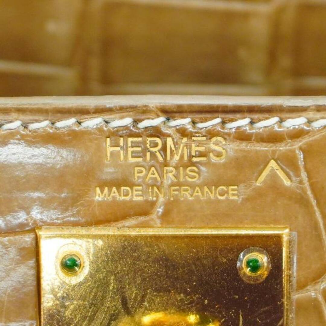Hermes(エルメス)の【3db0559-g】エルメス ツーウェイバッグ/ケリー28/□J刻印/ポロサス/プシエール/ゴールド金具 【中古】 レディース レディースのバッグ(その他)の商品写真