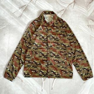 MAISON KITSUNE' - メゾンキツネ　17SS カモ柄フォックスウィンドブレーカーXS コーチジャケット