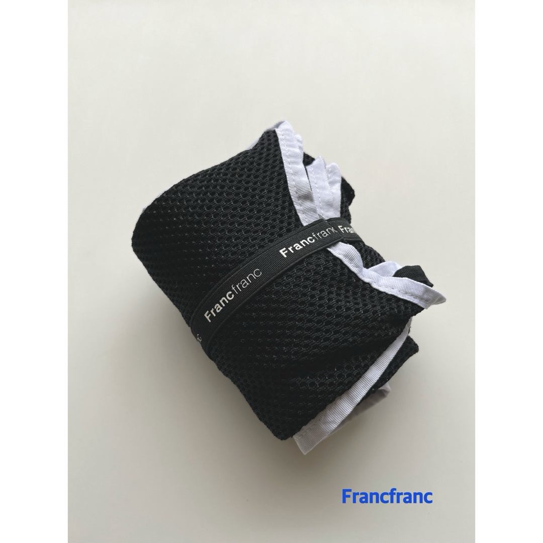 Francfranc(フランフラン)の★Francfranc マリブ マルシェバッグ メッシュ★黒 レディースのバッグ(エコバッグ)の商品写真