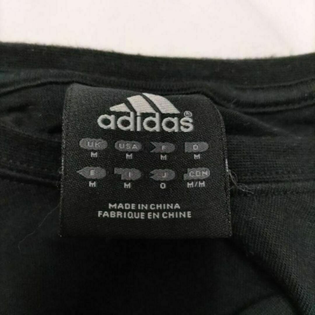 adidas(アディダス)のadidas アディダス クルーネック 半袖Tシャツ 黒 サイズO メンズのトップス(Tシャツ/カットソー(半袖/袖なし))の商品写真