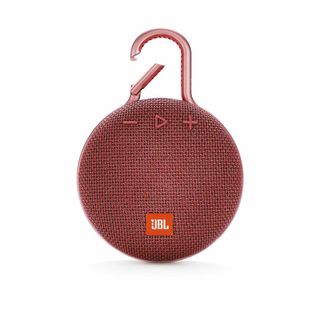 【色: レッド】JBL CLIP3 Bluetoothスピーカー IPX7防水/(スピーカー)