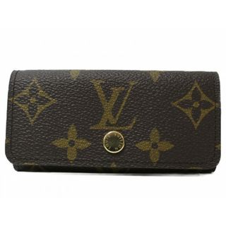 ルイヴィトン(LOUIS VUITTON)の【☆未使用品☆】【布袋あり】LOUIS VUITTON　ルイヴィトン　ミュルティクレ4　M69517　キーケース　モノグラム　ブラウン　メンズ　レディース　ユニセックス　ギフト　プレゼント包装可【中古】松前R56号店(財布)