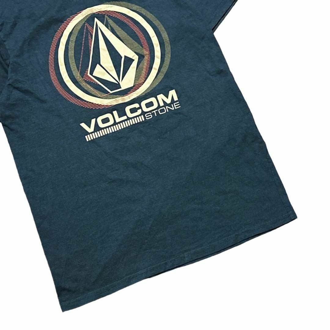 volcom(ボルコム)のVOLCOM ボルコム 半袖Tシャツ ストーンロゴ ネイビー US古着v27 メンズのトップス(Tシャツ/カットソー(半袖/袖なし))の商品写真
