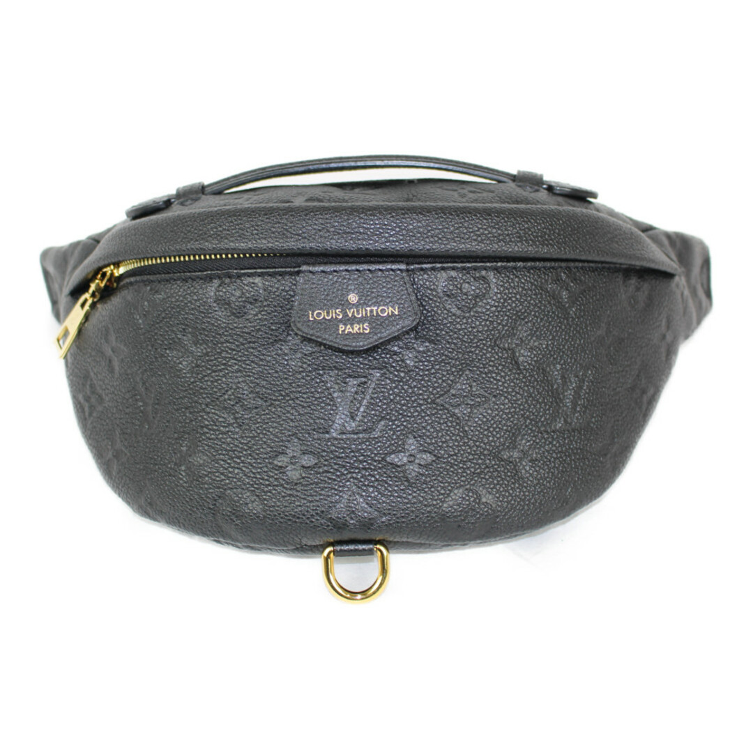 LOUIS VUITTON(ルイヴィトン)のLOUIS VUITTON ルイヴィトン バムバッグ M44812 モノグラム・アンプラント ブラック レザー レディース ウィメンズ ユニセックス ブランド LV 人気 定番 ボディバッグ【中古】松前R56号店 レディースのバッグ(ボディバッグ/ウエストポーチ)の商品写真