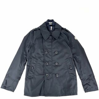 モンクレール(MONCLER)のMONCLER モンクレール ブルゾン CHARLES nylon coat アウター ジャケット チャールズナイロンコート 2サイズ アパレル 服 ネイビー 紺 シルバー金具 ナイロン    レディース 春 秋 美品【中古品】(ブルゾン)