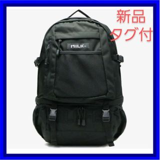 新品タグ付　ミルクフェド　EMBROIDERY BIG BACKPACK BAR