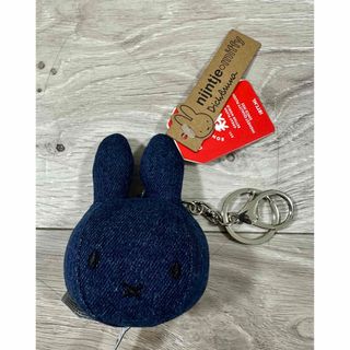 miffy - ミッフィー　バッグチャーム　キーホルダー　デニム