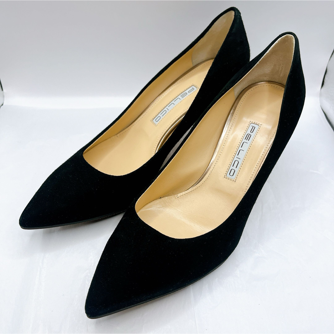 PELLICO(ペリーコ)のペリーコパンプス　ブラック38 1/2 レディースの靴/シューズ(ハイヒール/パンプス)の商品写真