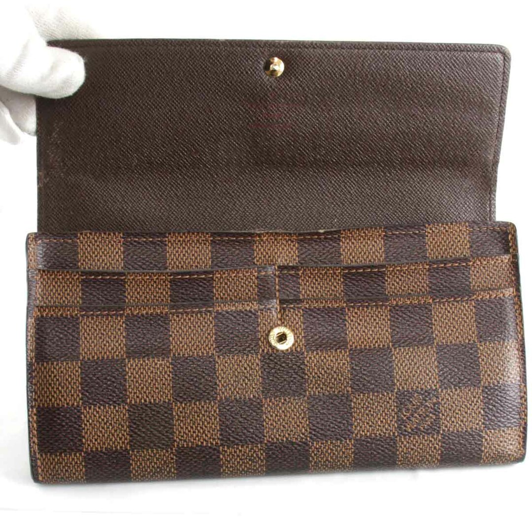 LOUIS VUITTON(ルイヴィトン)の『USED』 LOUIS VUITTON ルイ・ヴィトン ポルトフォイユサラ N61734 長財布 ダミエキャンバス ダミエ【中古】 レディースのファッション小物(財布)の商品写真