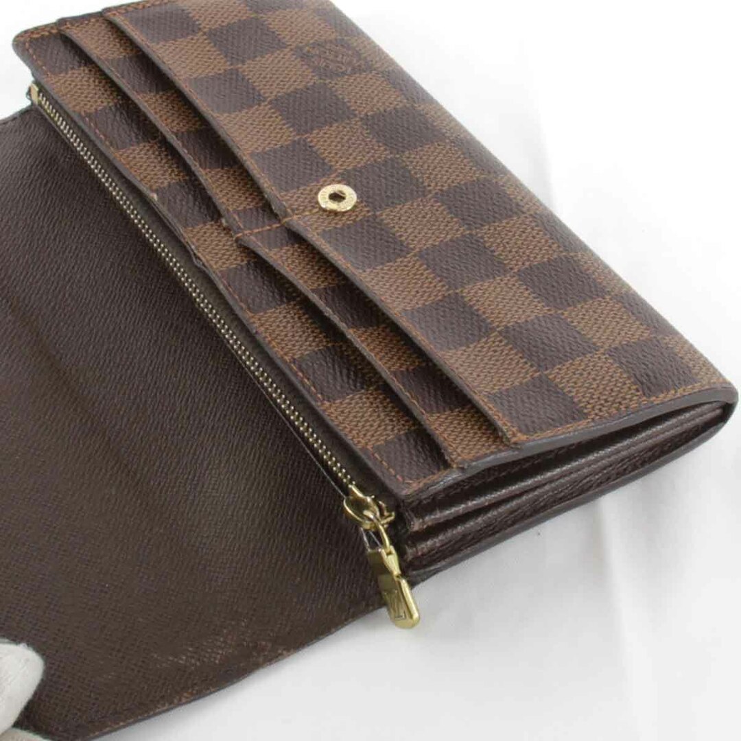 LOUIS VUITTON(ルイヴィトン)の『USED』 LOUIS VUITTON ルイ・ヴィトン ポルトフォイユサラ N61734 長財布 ダミエキャンバス ダミエ【中古】 レディースのファッション小物(財布)の商品写真