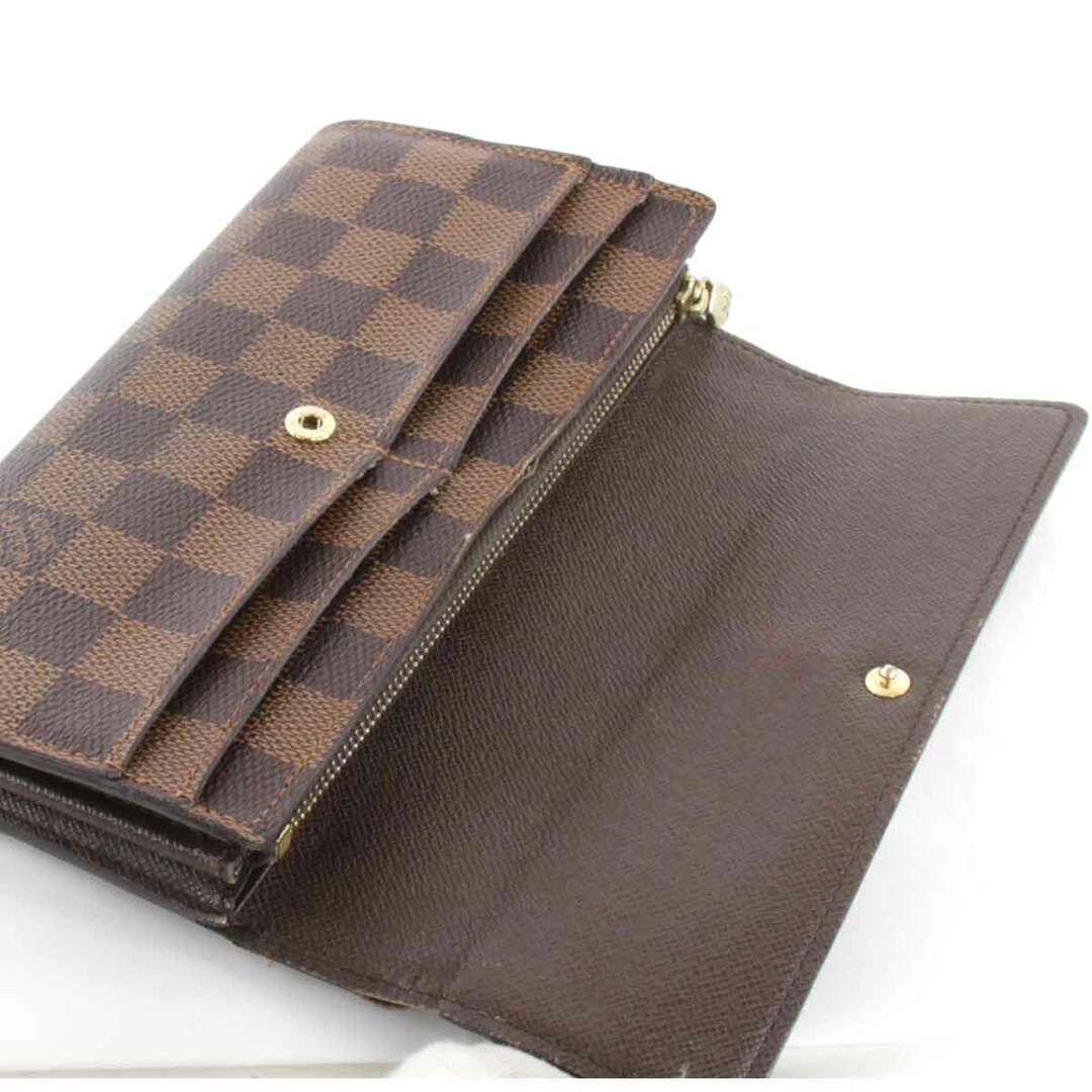 LOUIS VUITTON(ルイヴィトン)の『USED』 LOUIS VUITTON ルイ・ヴィトン ポルトフォイユサラ N61734 長財布 ダミエキャンバス ダミエ【中古】 レディースのファッション小物(財布)の商品写真